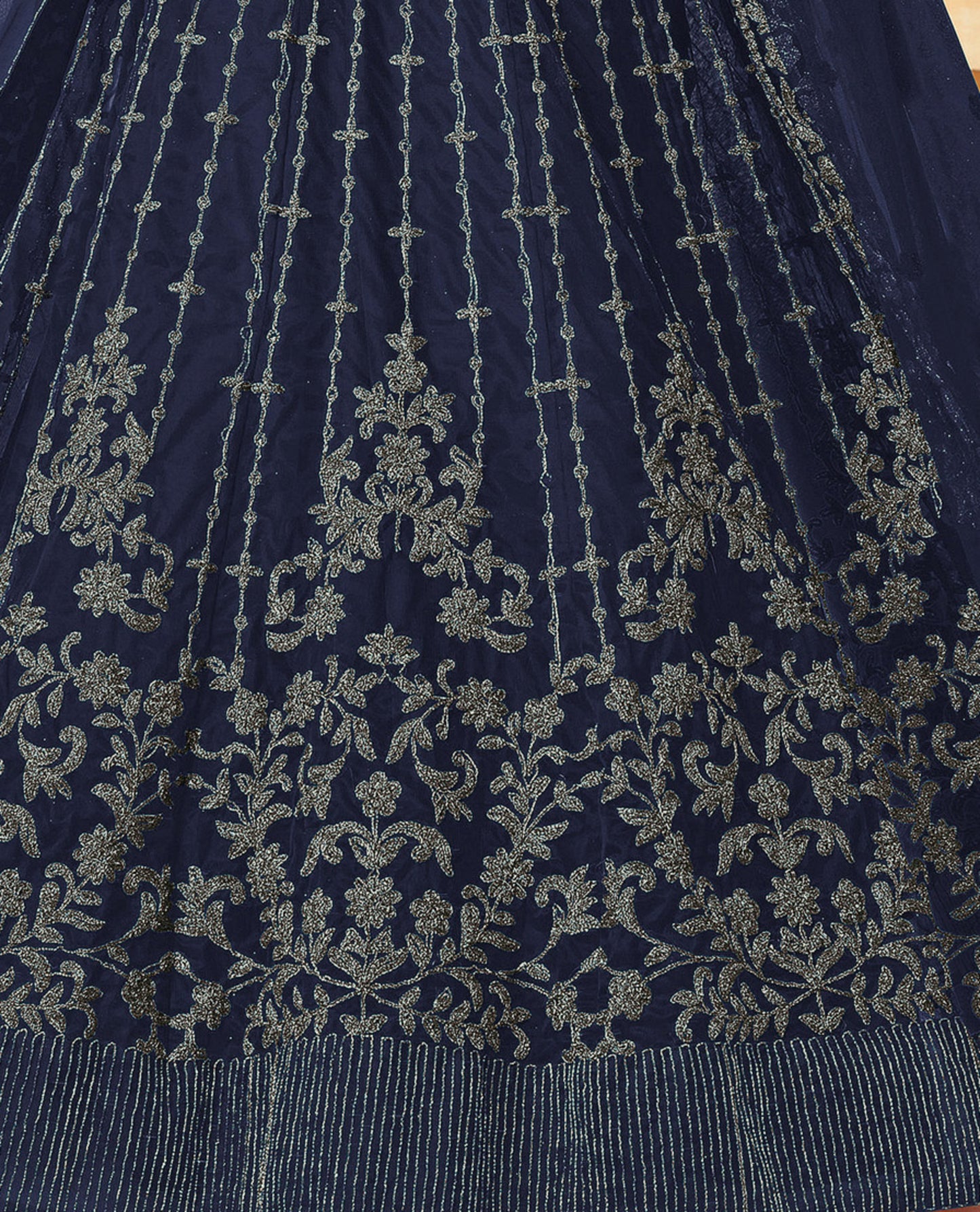 semi stitch / navy blue