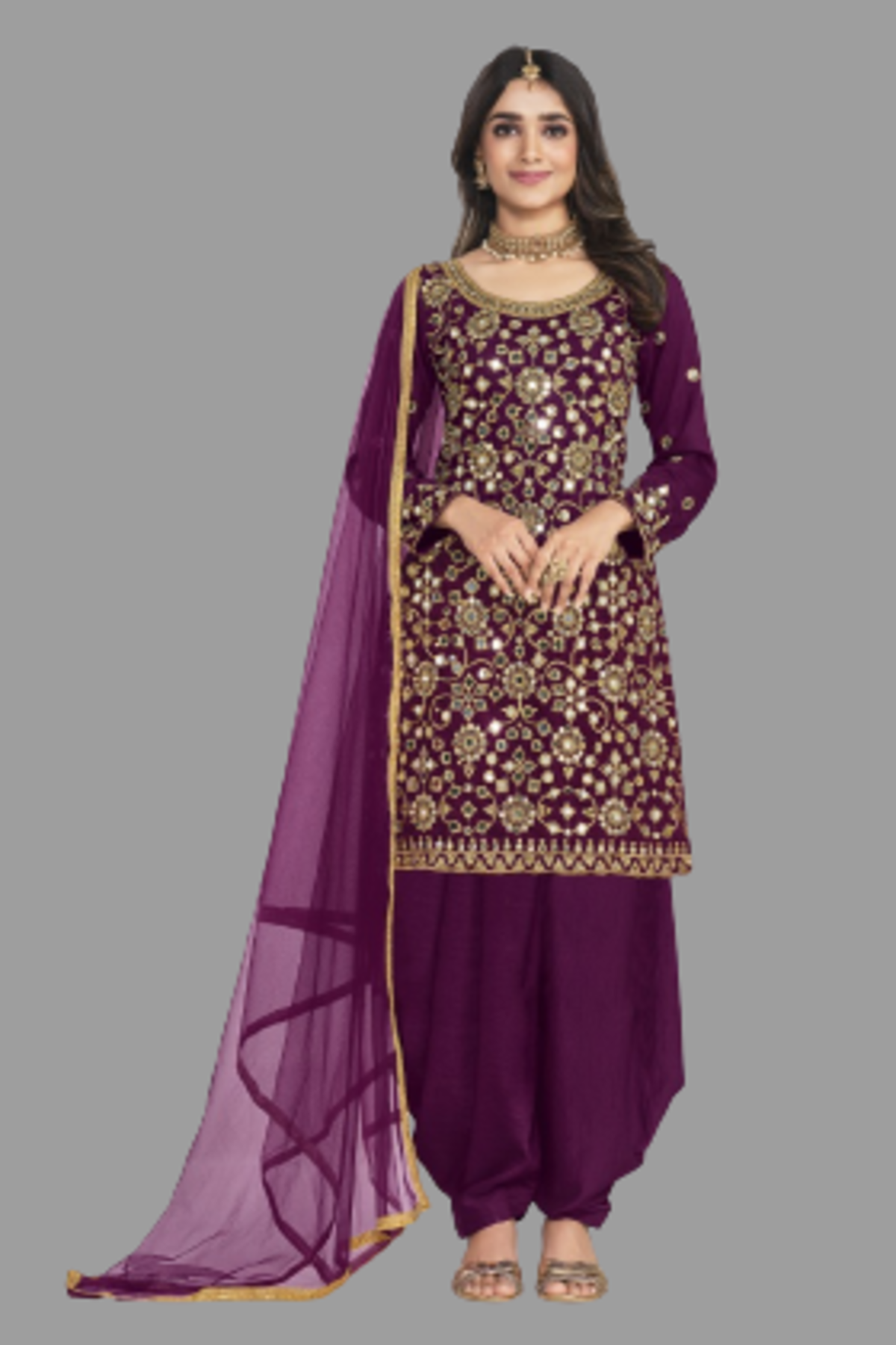 semi stitch / purple