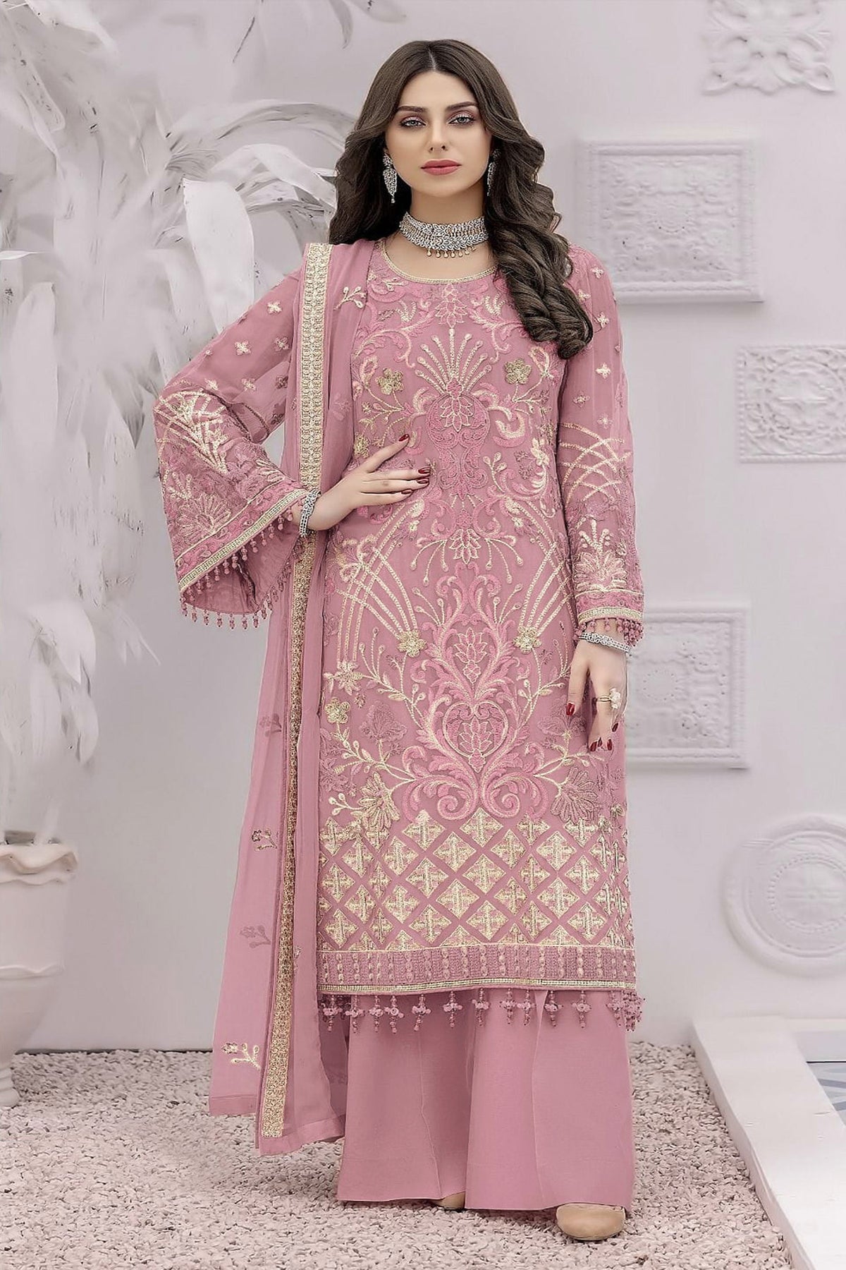 semi stitch / pink