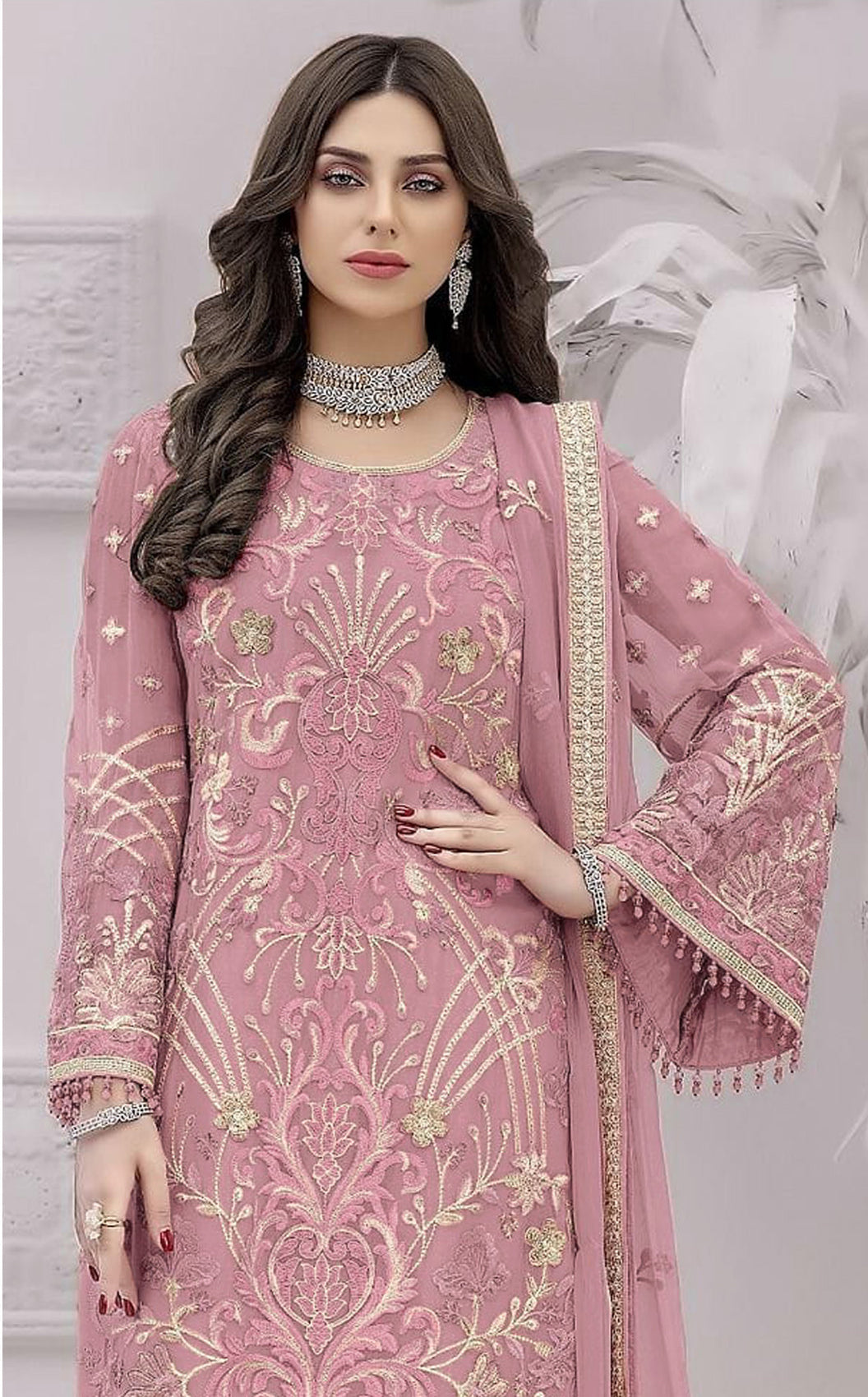 semi stitch / pink