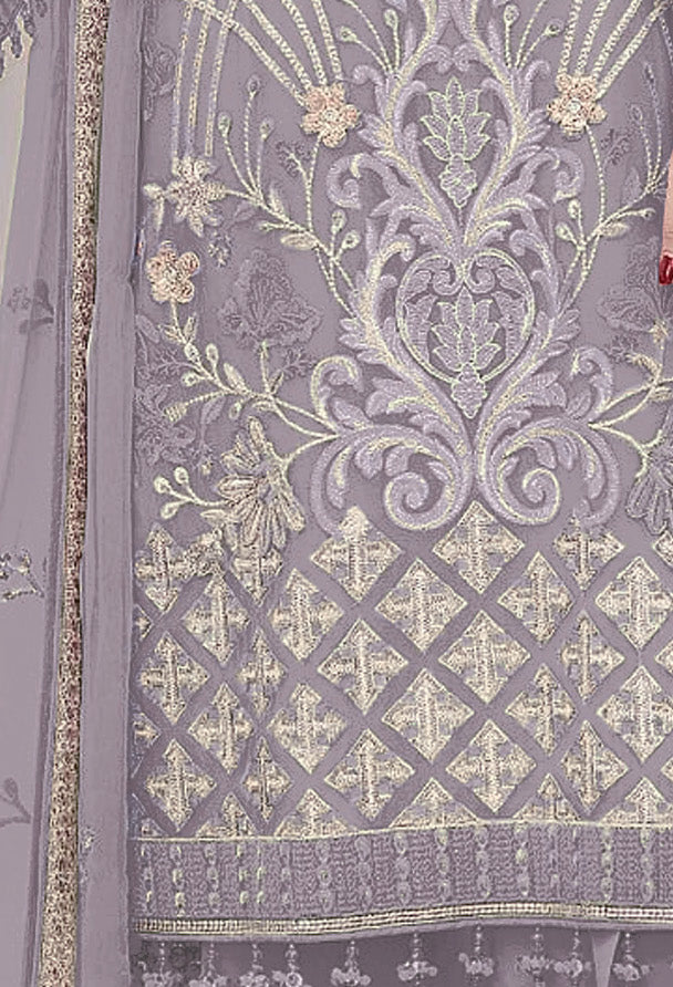 semi stitch / purple