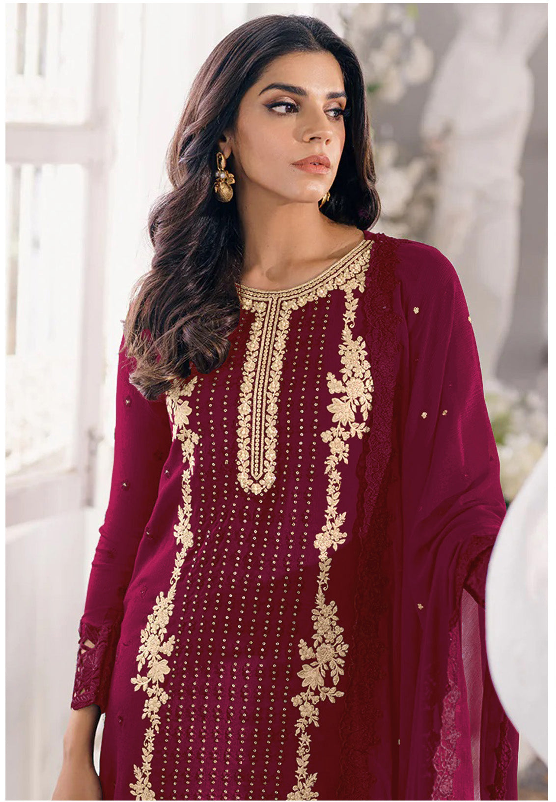 semi stitch / rani-red