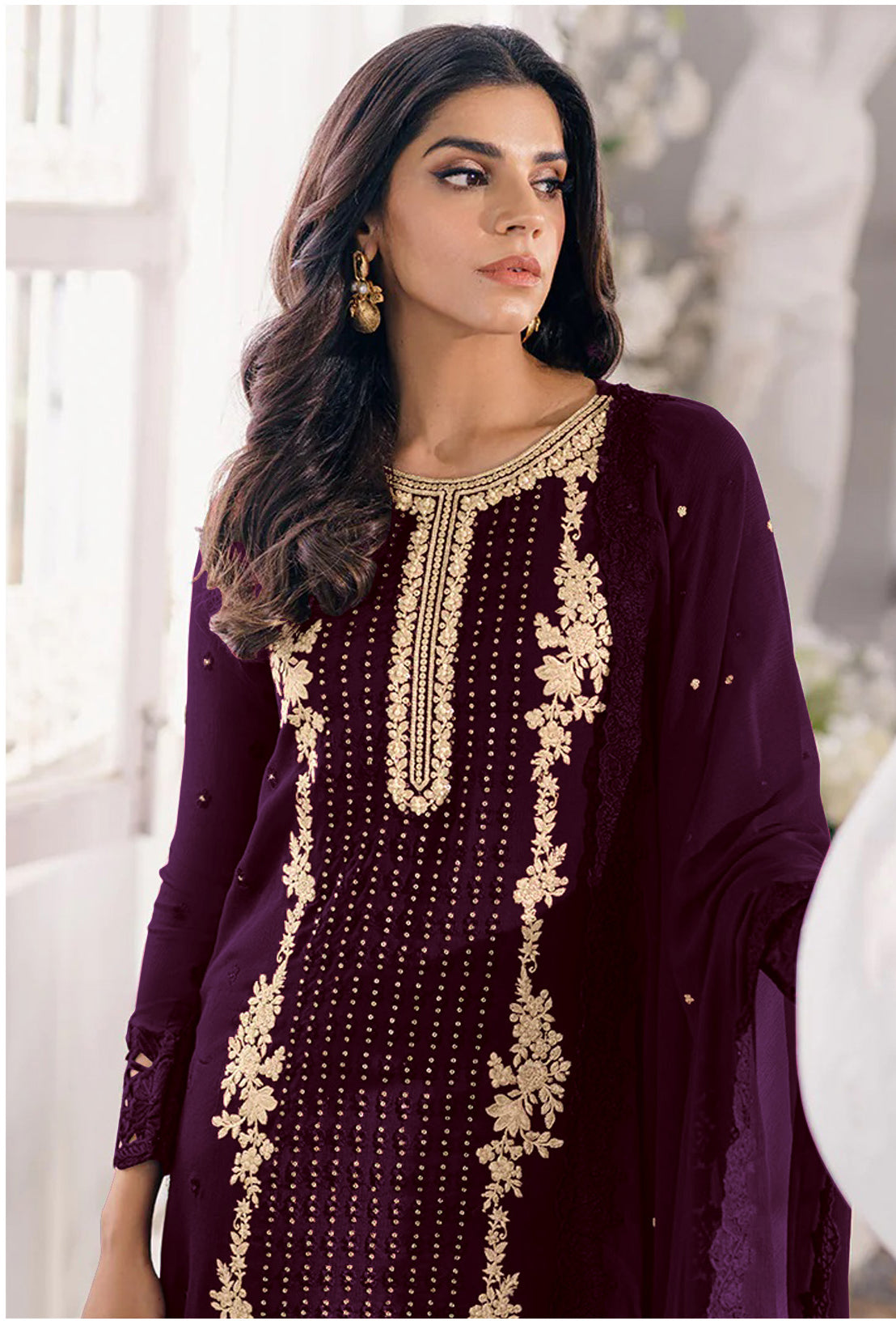 semi stitch / purple