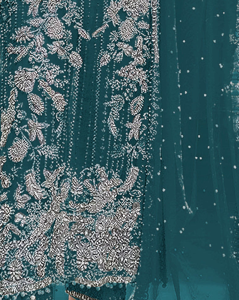 semi stitch / bottel green