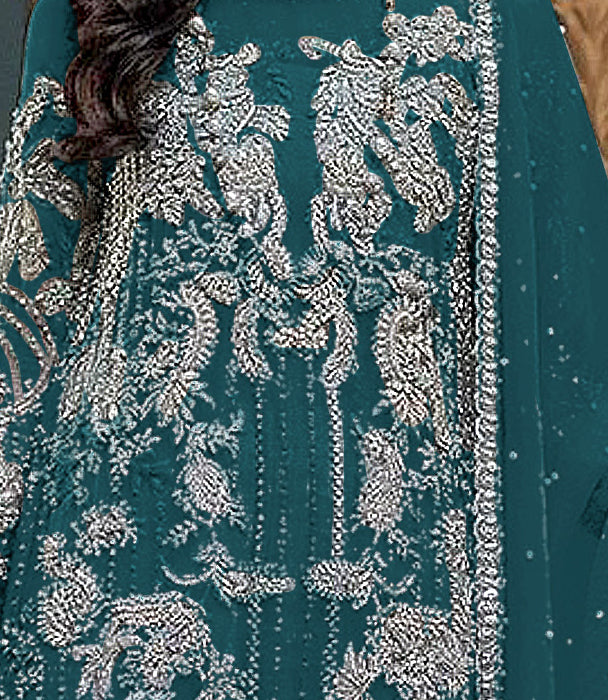 semi stitch / bottel green