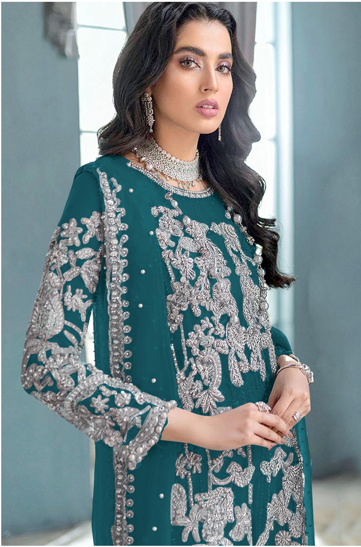 semi stitch / bottel green