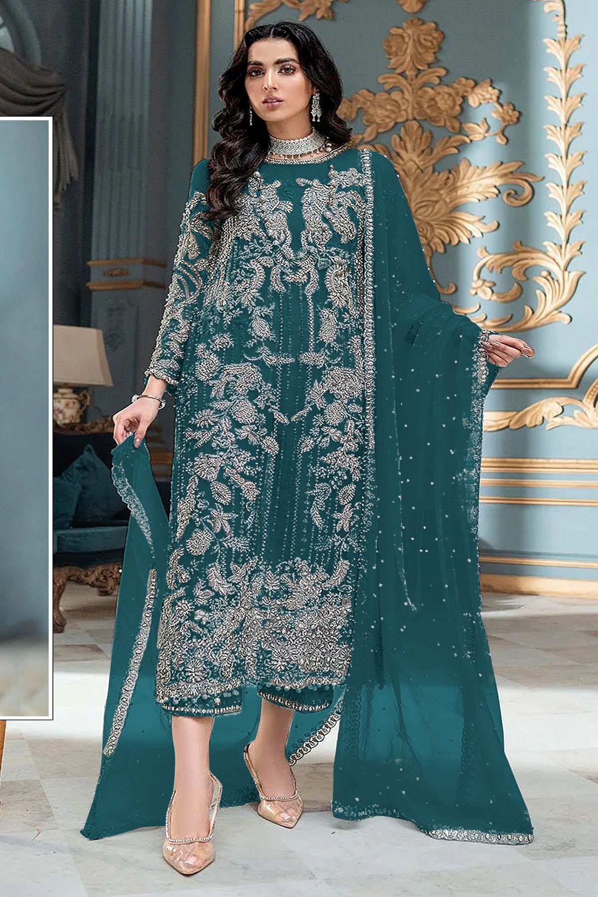 semi stitch / bottel green