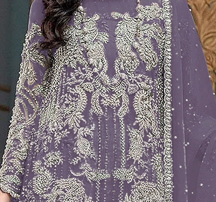 semi stitch / purple