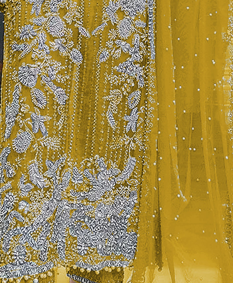 semi stitch / mustard