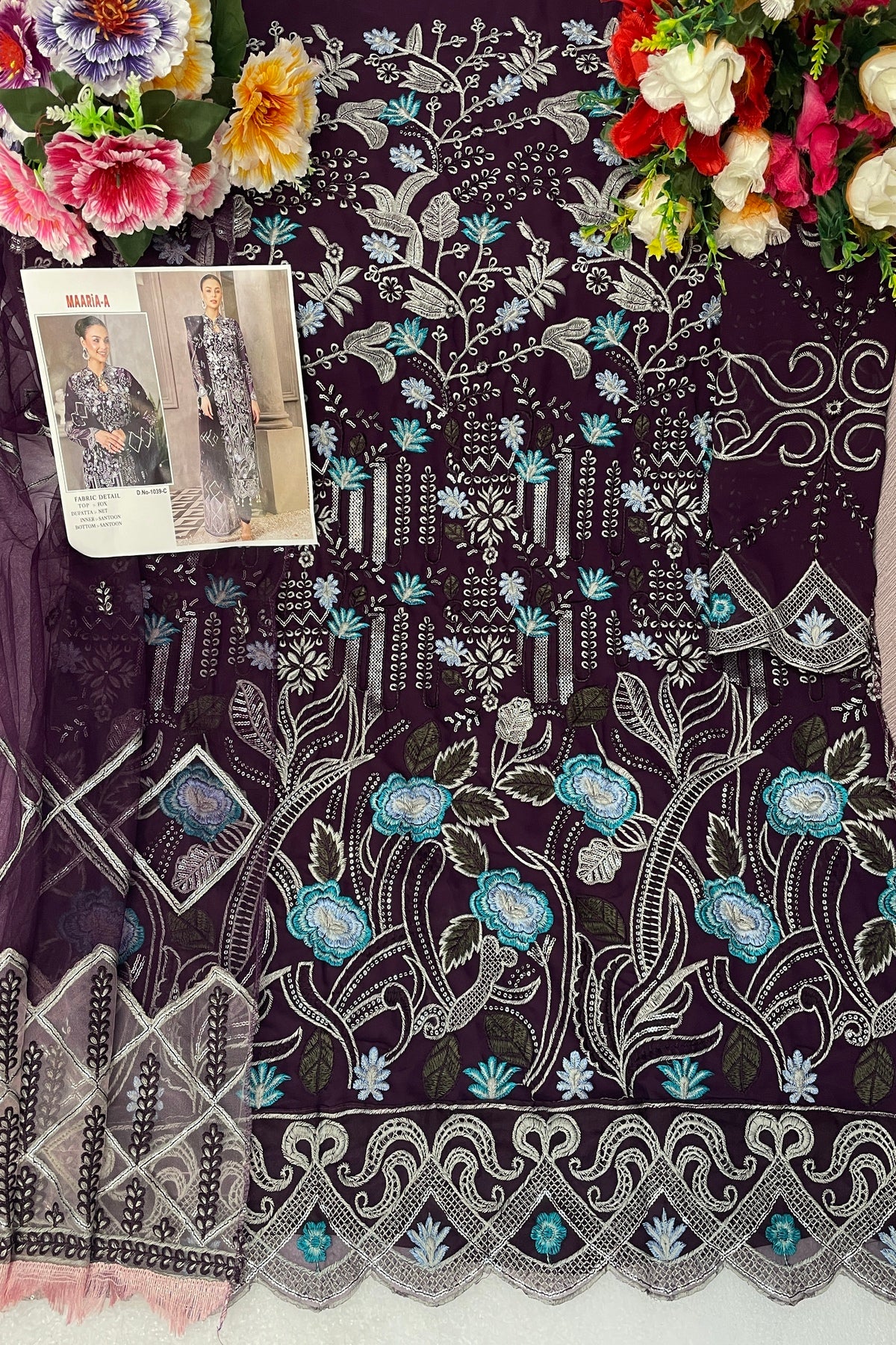 semi stitch / purple