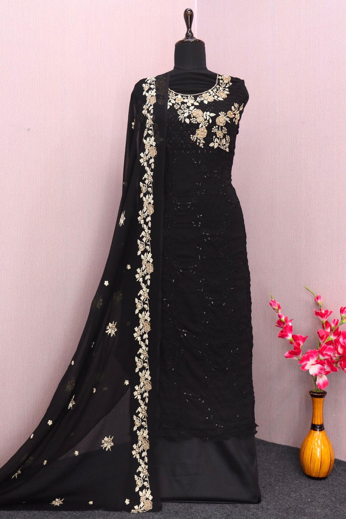 semi stitch / black