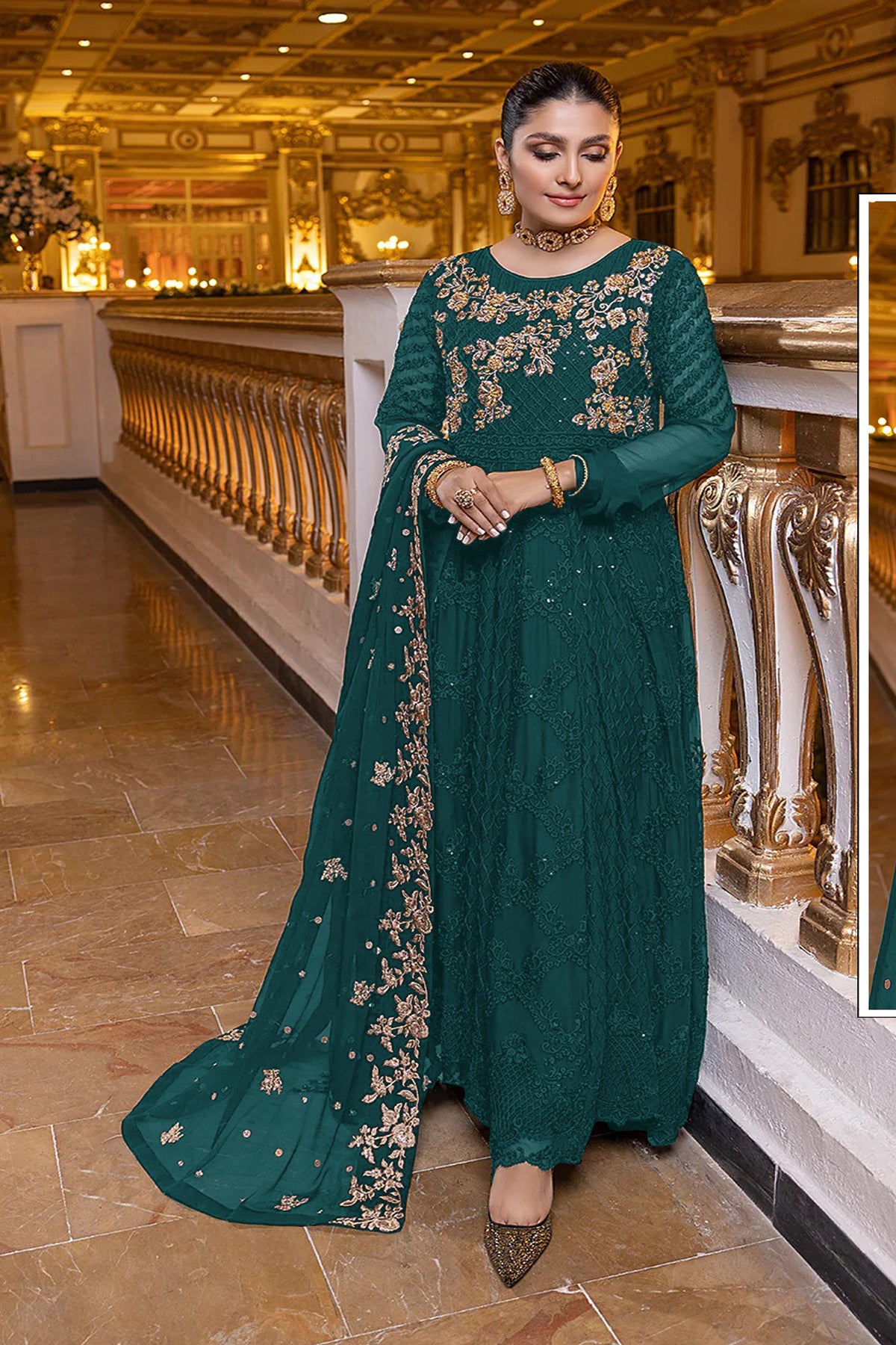 semi stitch / bottel green