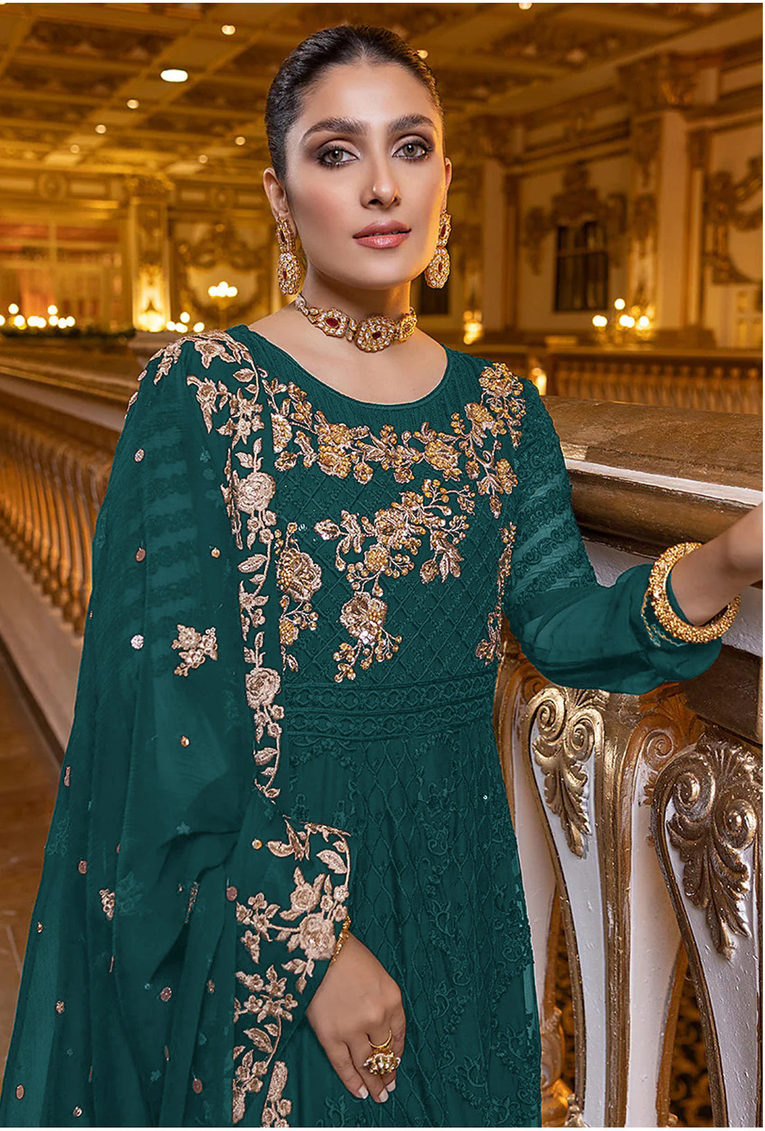 semi stitch / bottel green