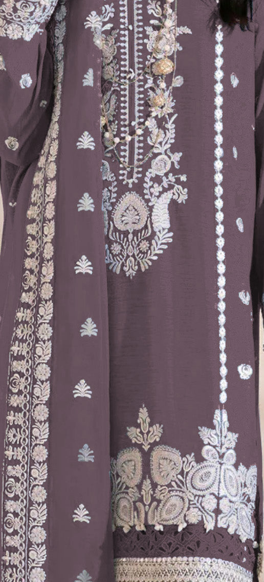semi stitch / purple