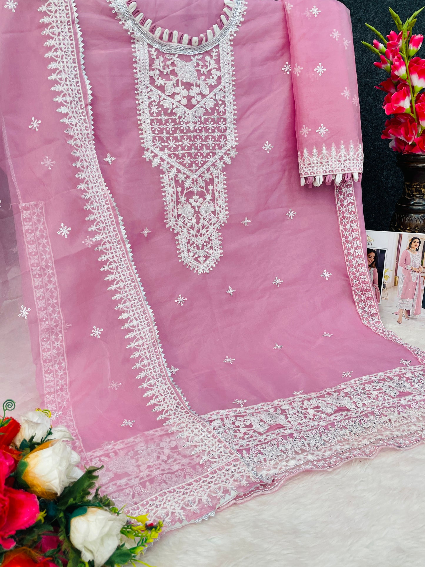 semi stitch / pink semi stitch / pink