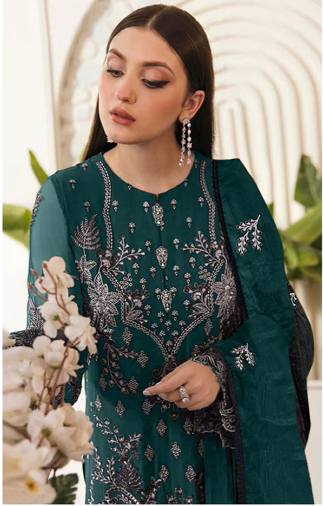 semi stitch / bottel green