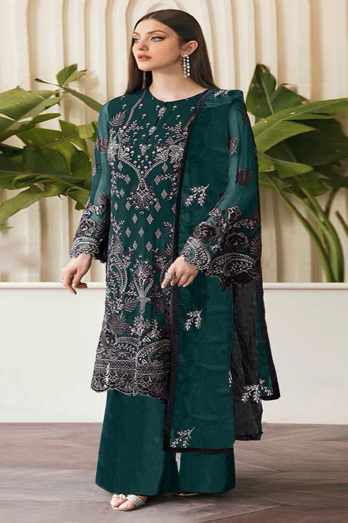 semi stitch / bottel green