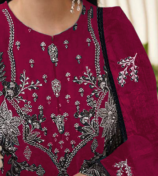 semi stitch / rani-red