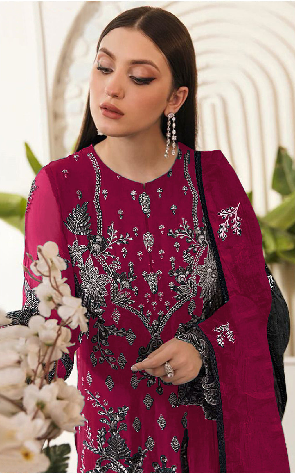 semi stitch / rani-red
