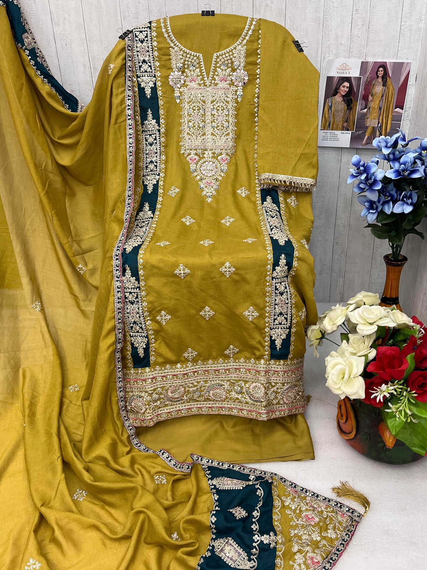 semi stitch / yellow