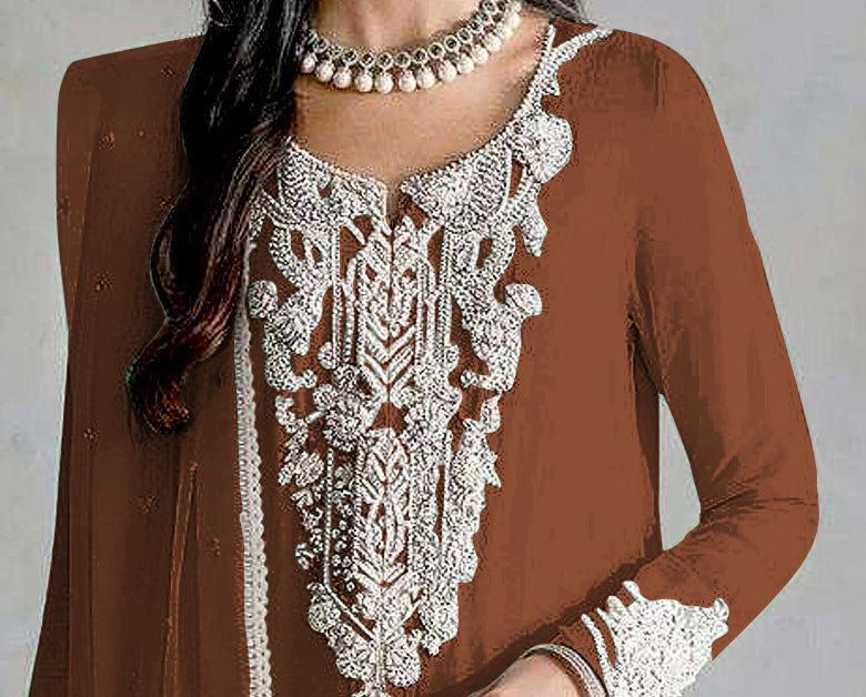 semi stitch / light brown
