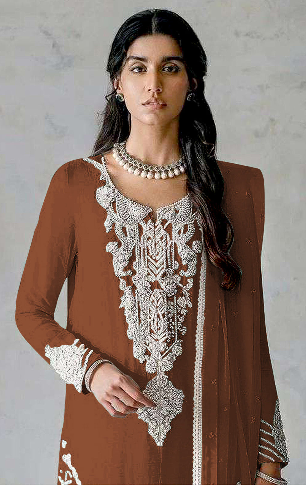 semi stitch / light brown