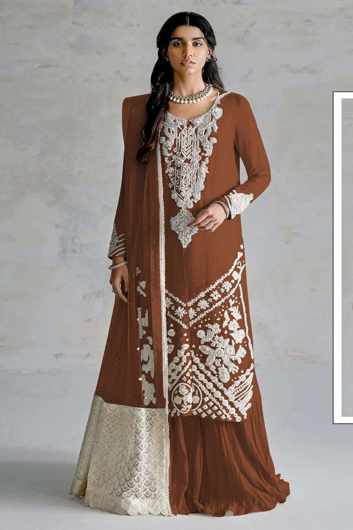 semi stitch / light brown