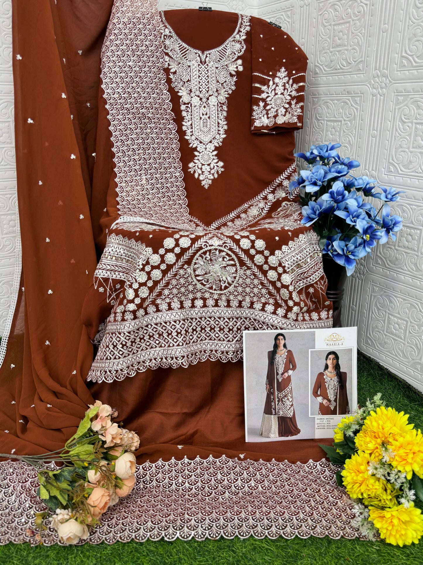 semi stitch / light brown