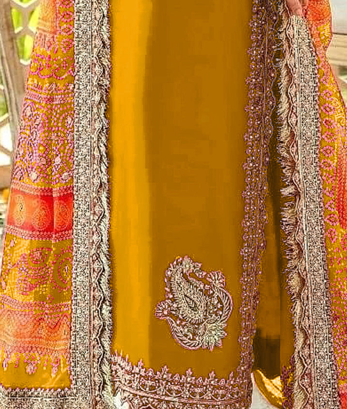 semi stitch / yellow