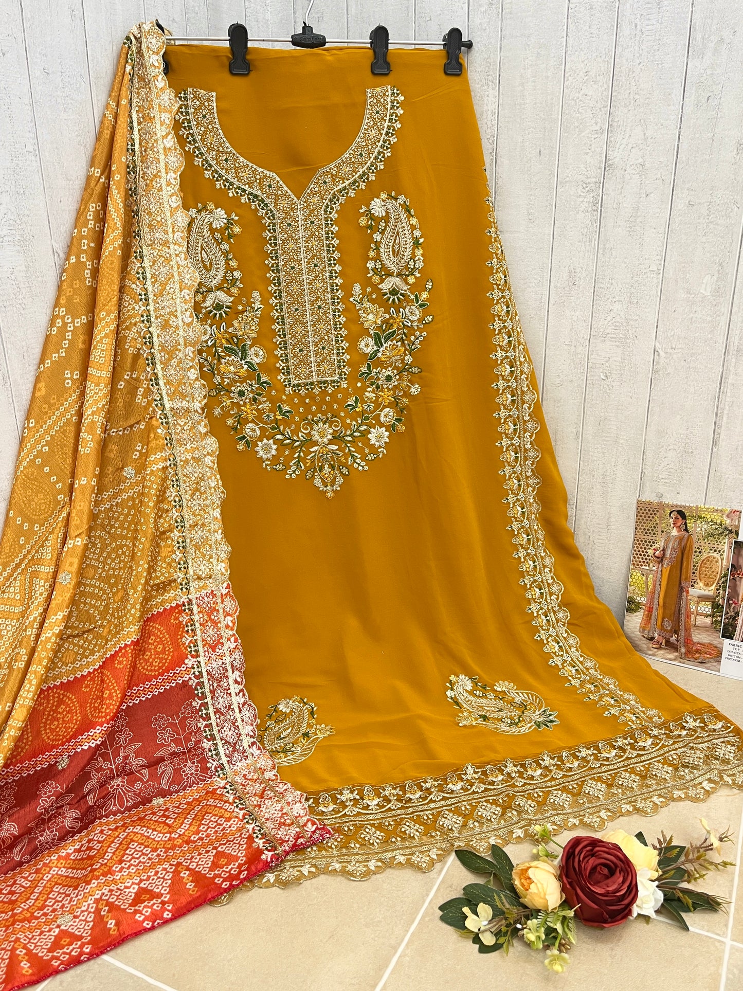 semi stitch / yellow