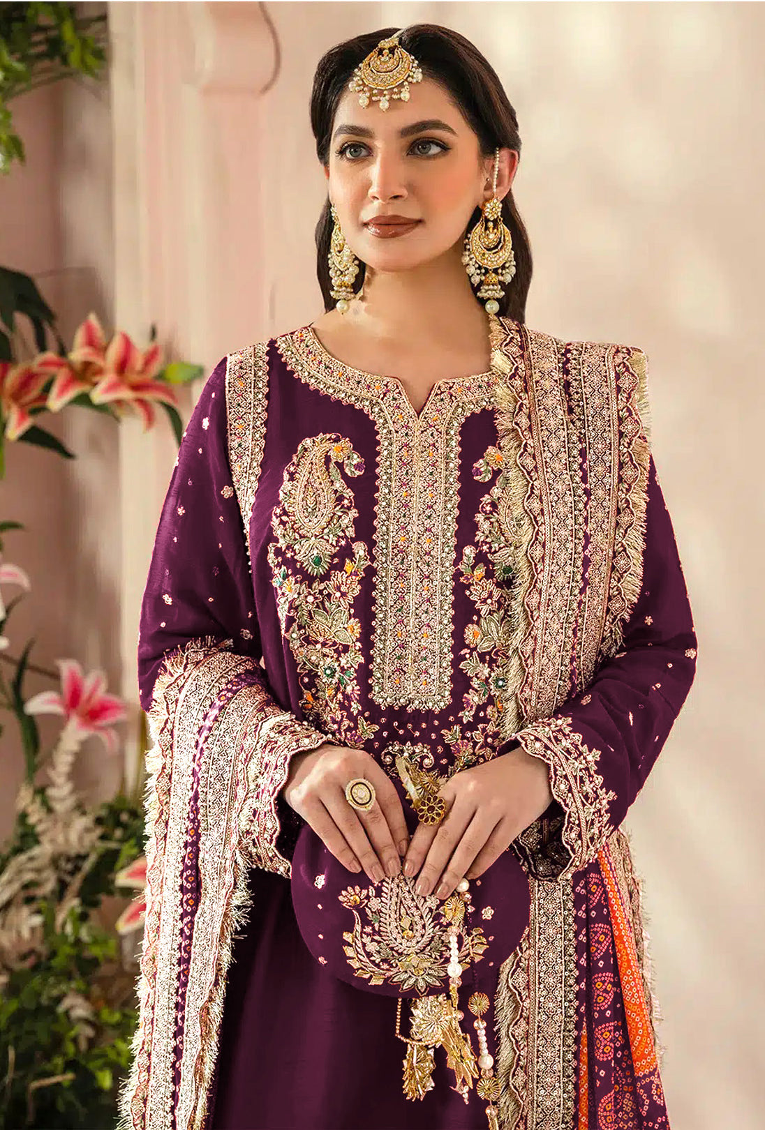 semi stitch / purple