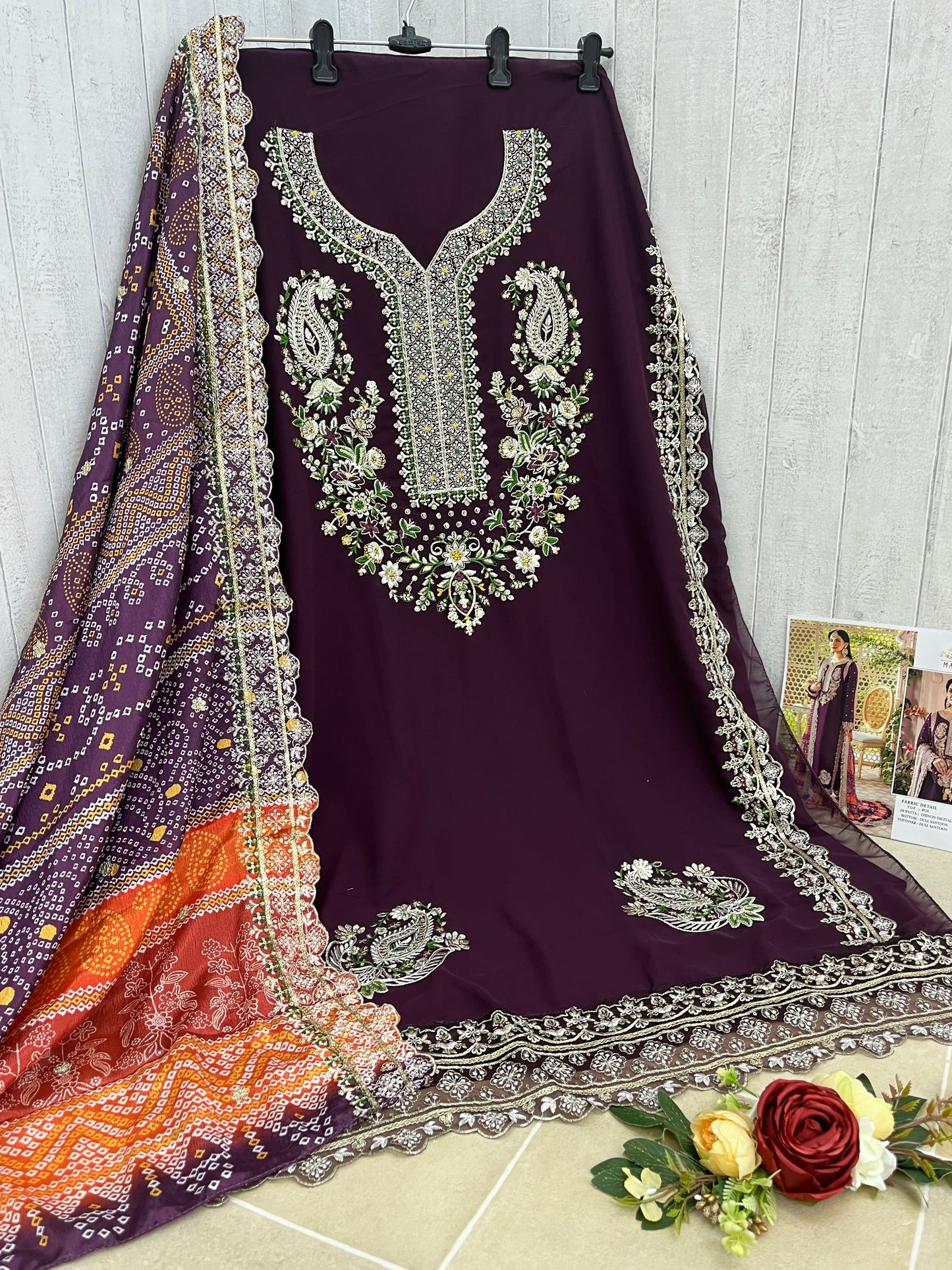 semi stitch / purple