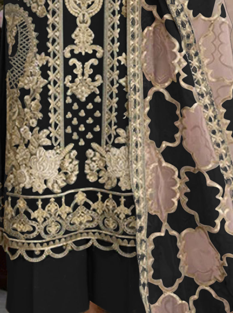 semi stitch / black