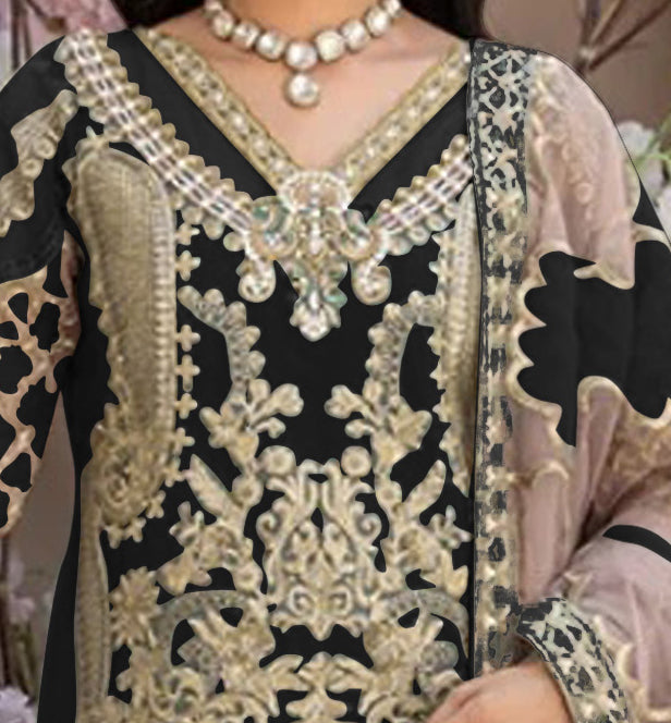 semi stitch / black