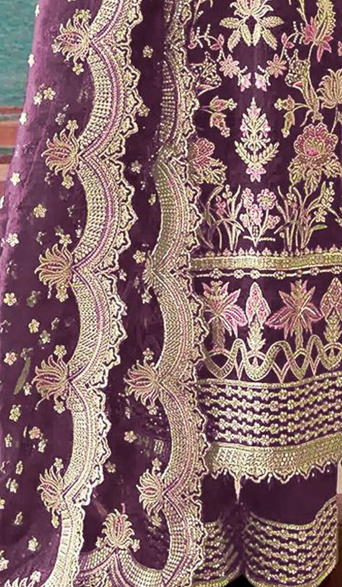 semi stitch / purple