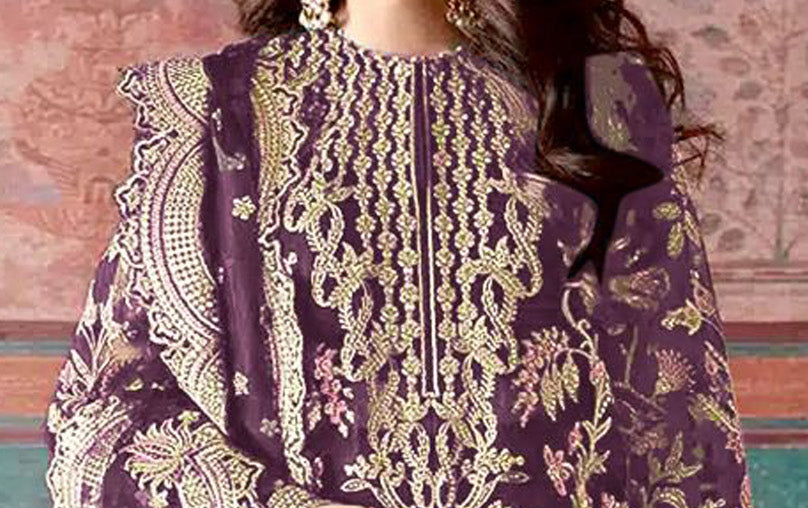 semi stitch / purple