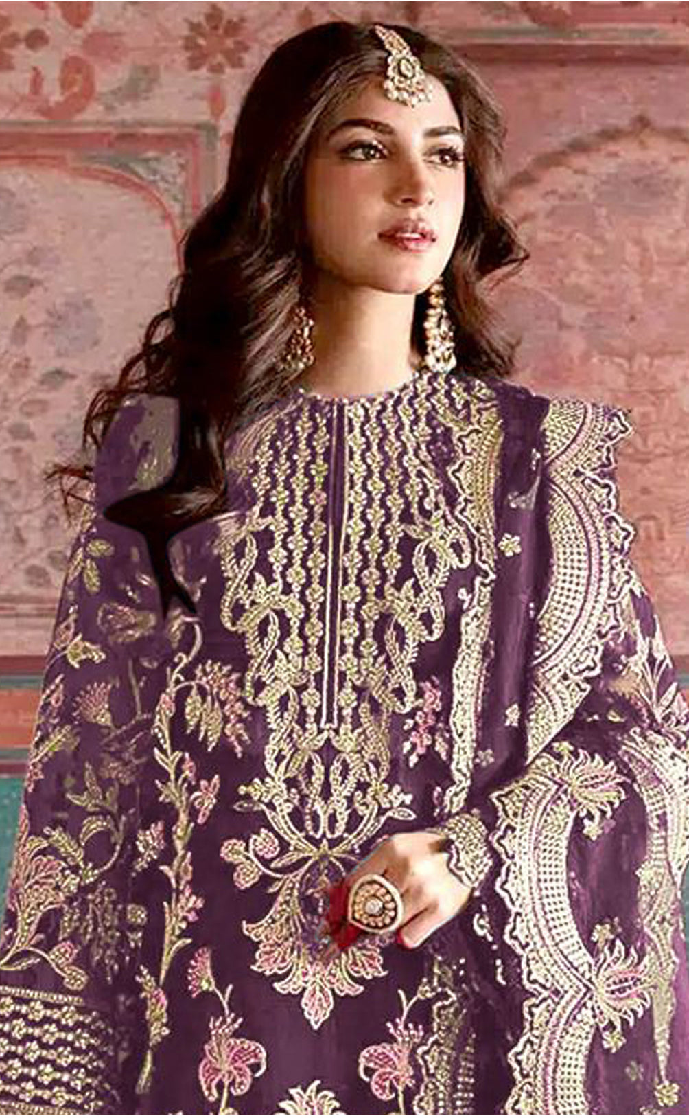 semi stitch / purple
