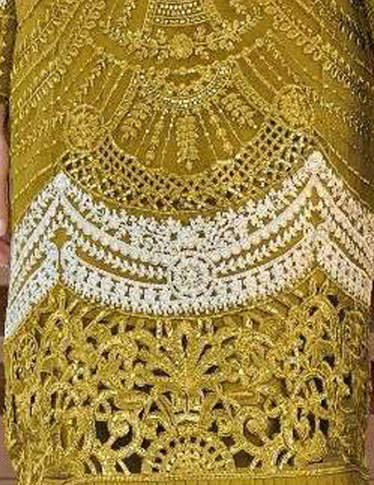 semi stitch / yellow
