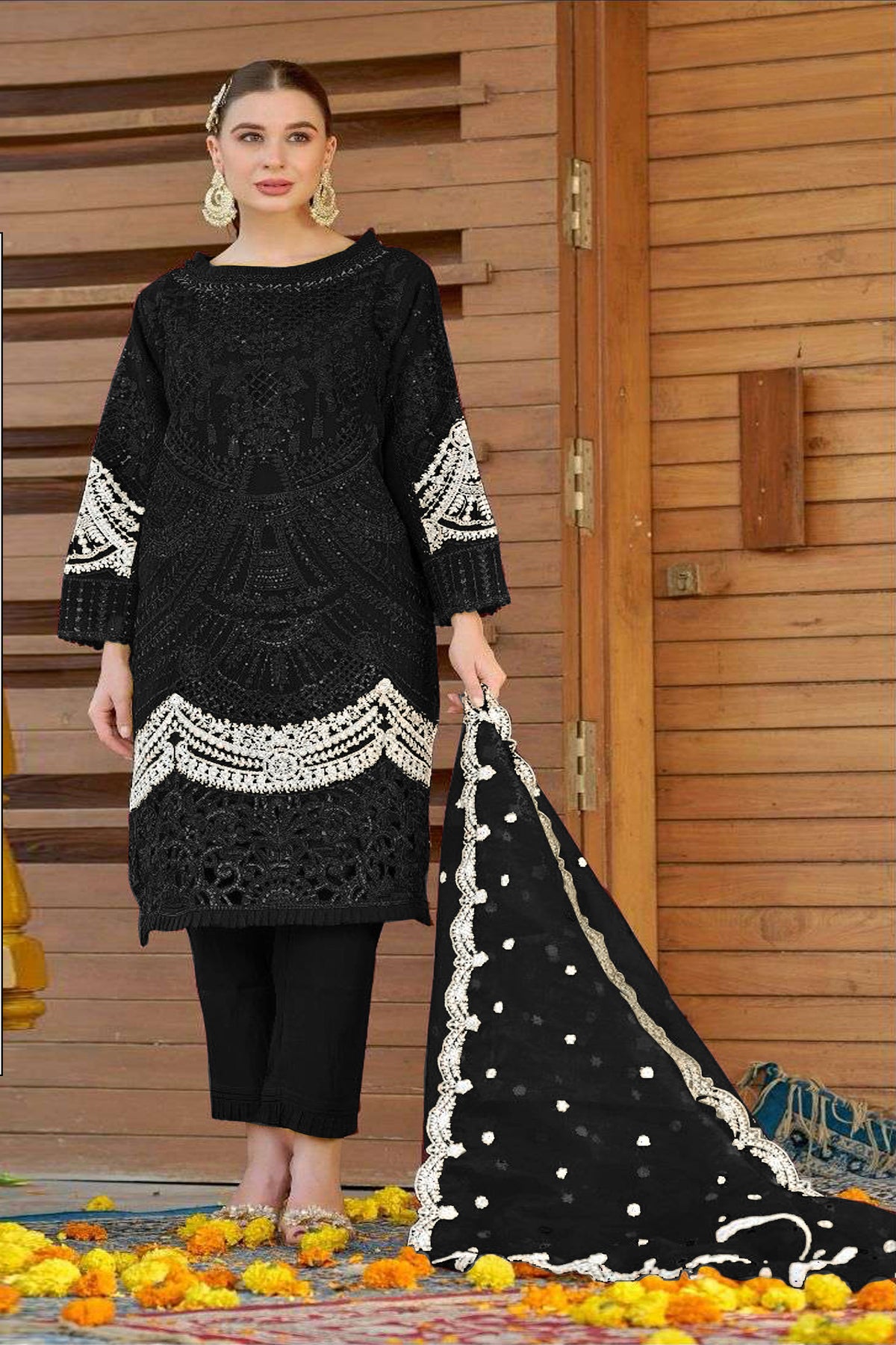 semi stitch / black