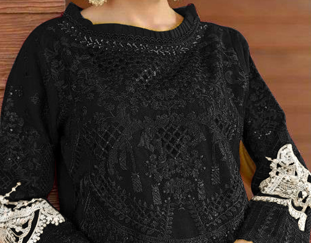 semi stitch / black