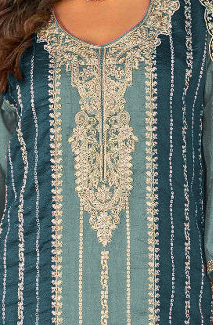 semi stitch / sky blue