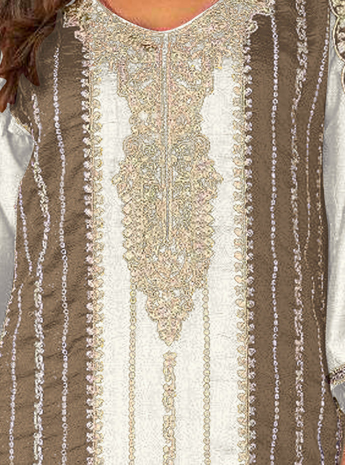 semi stitch / white