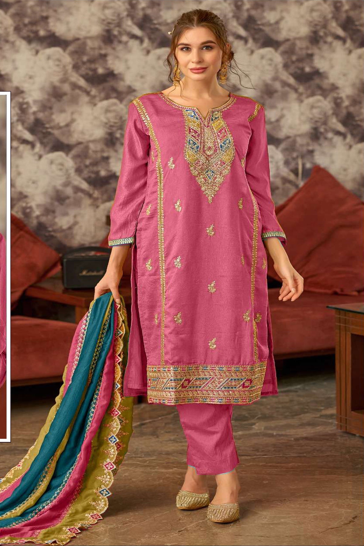 semi stitch / pink