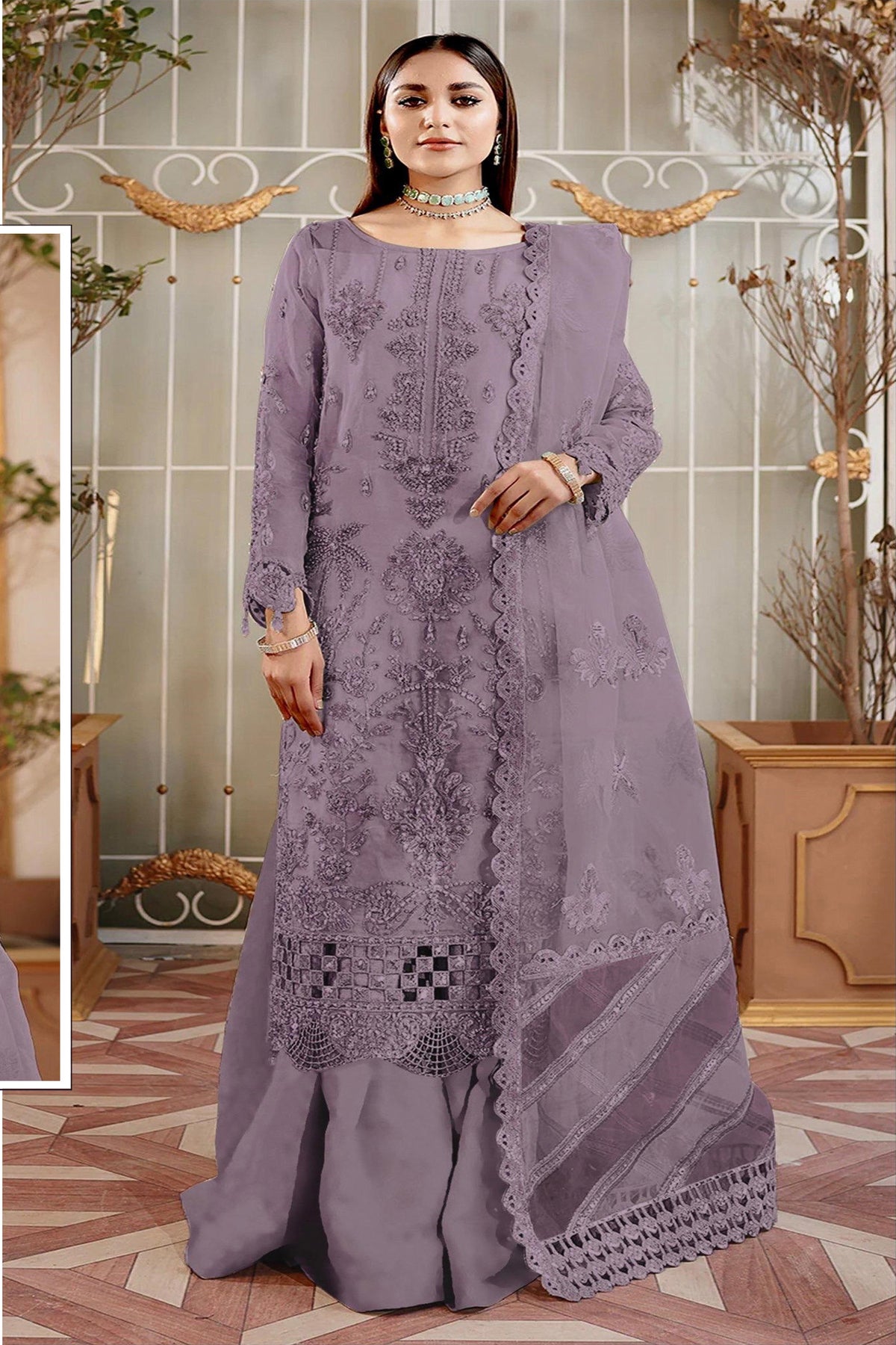 semi stitch / light-purple