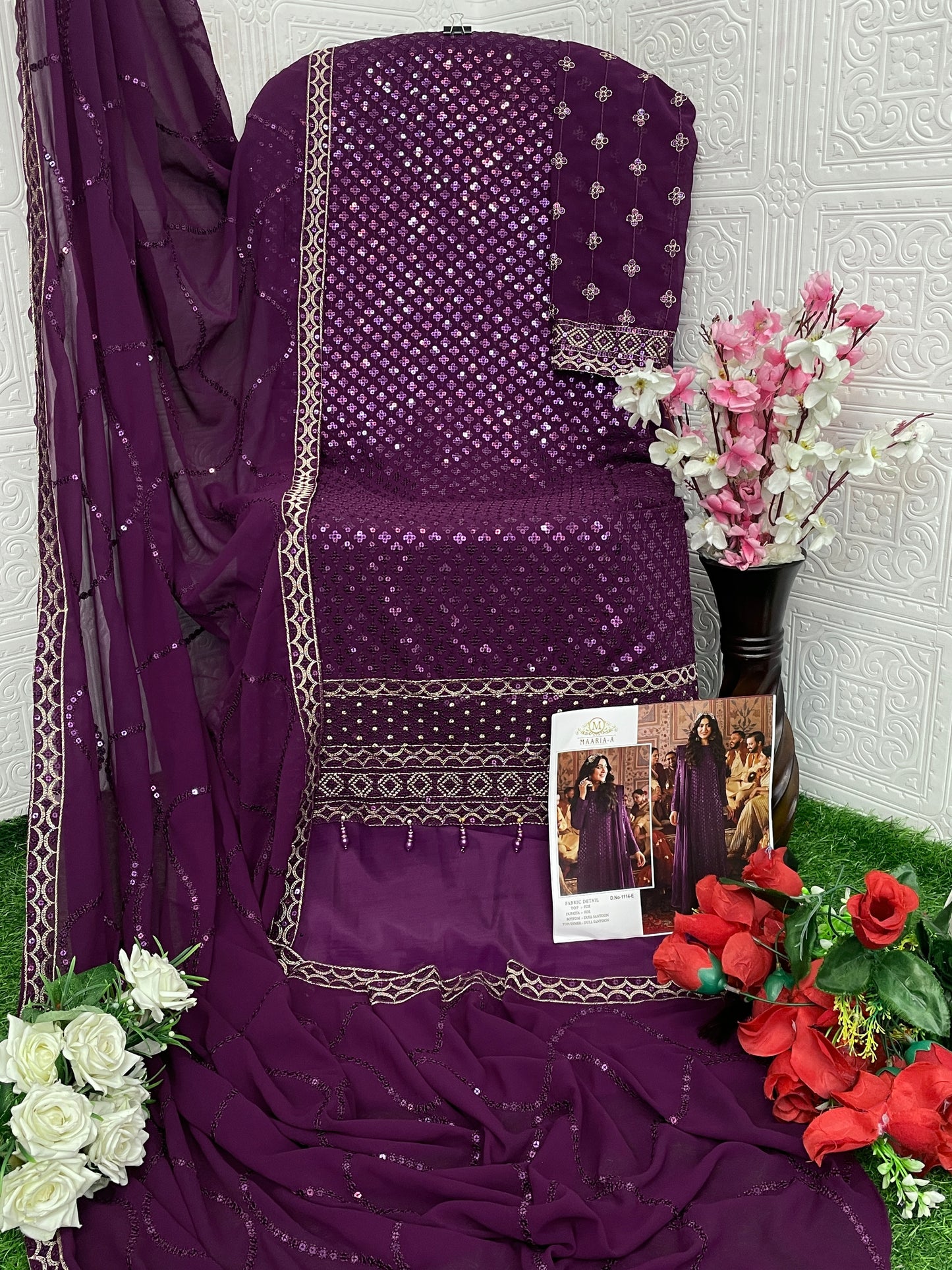 semi stitch / purple