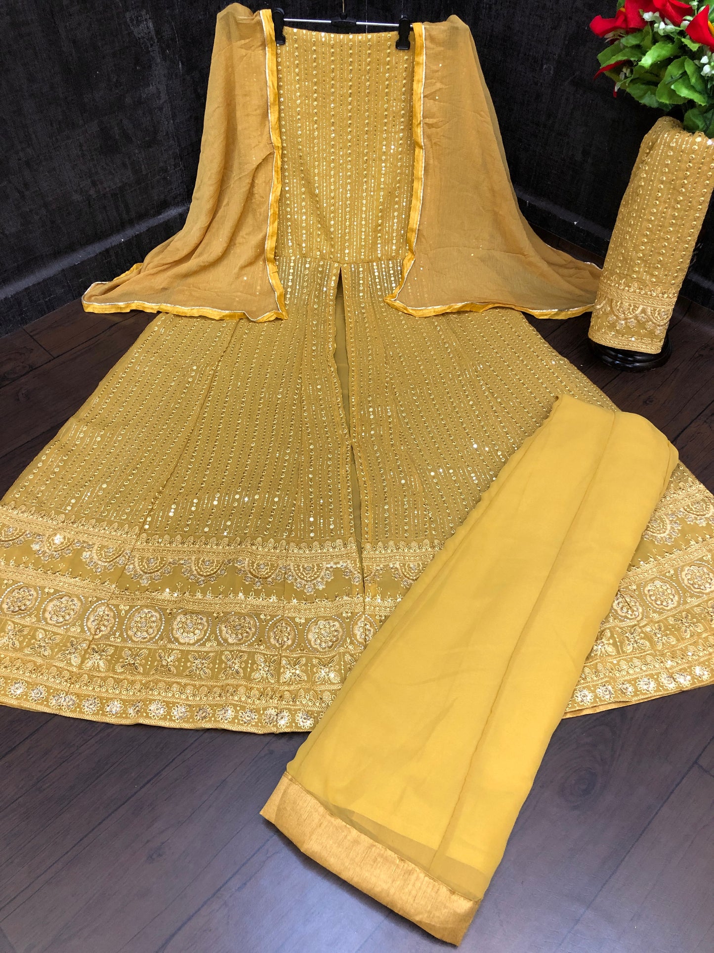 semi stitch / yellow