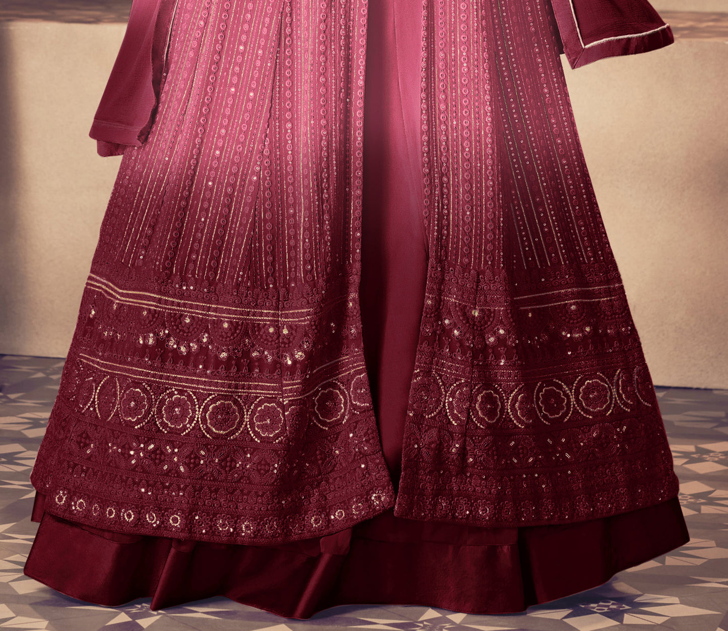 semi stitch / pedding-pink