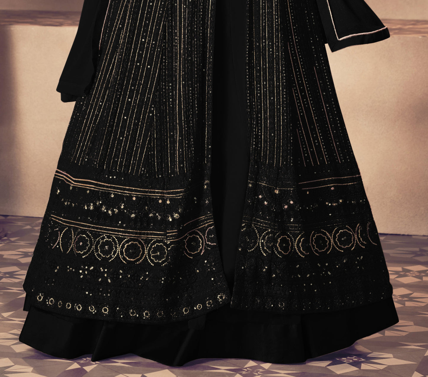 semi stitch / black