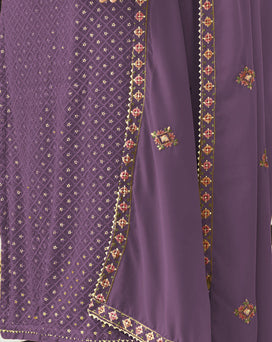 semi stitch / purple
