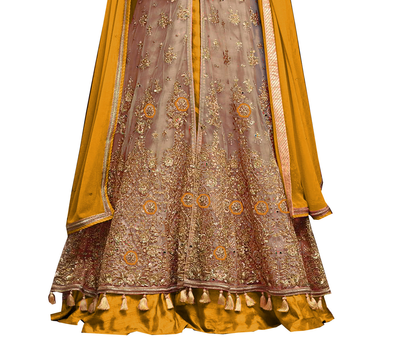 semi stitch / yellow